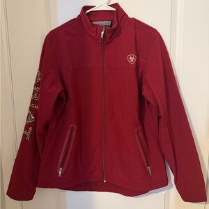 Ariat Women's Red Leopard Jacket size XL
